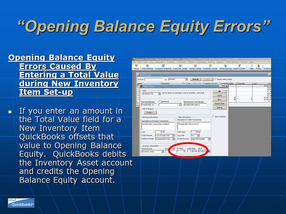 Opening Balance Equity 11
