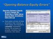 Opening Balance Equity 13
