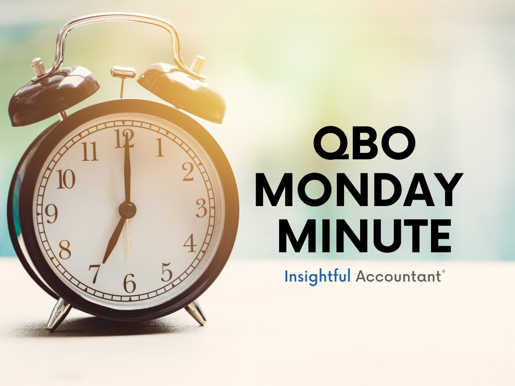 QBO Monday Minute - Reclassify Transactions in QBOA