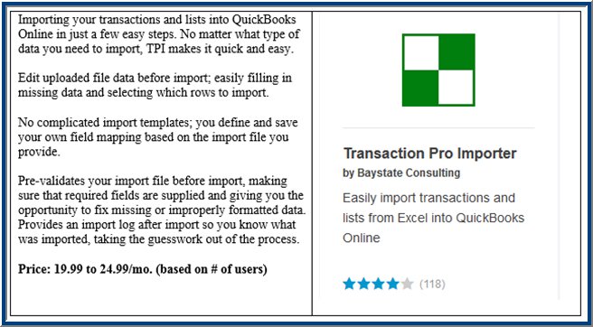 QBO Transaction Pro Importer