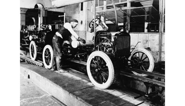 1908 Ford Assembly Line