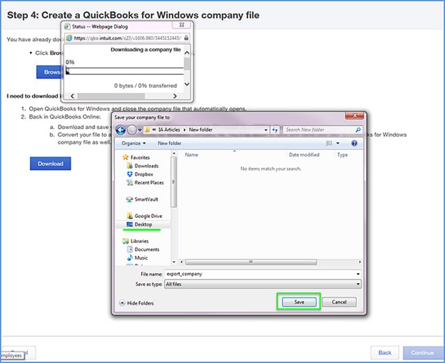 Saving a quickbooks for mac file to quickbooks for windows 10