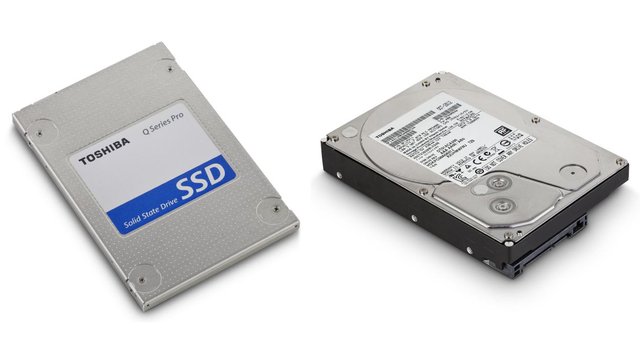Solid State and Hard Drive Data Storage