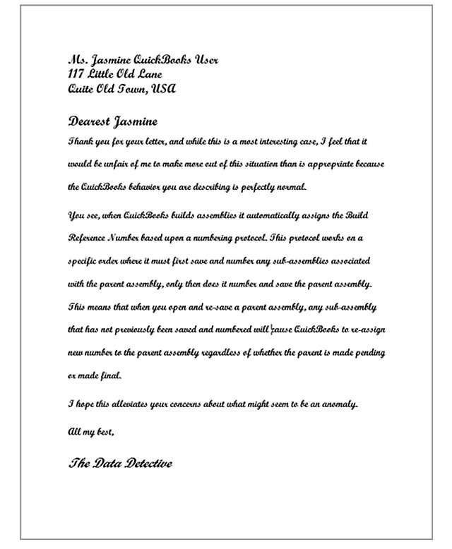Letter to Jasmine