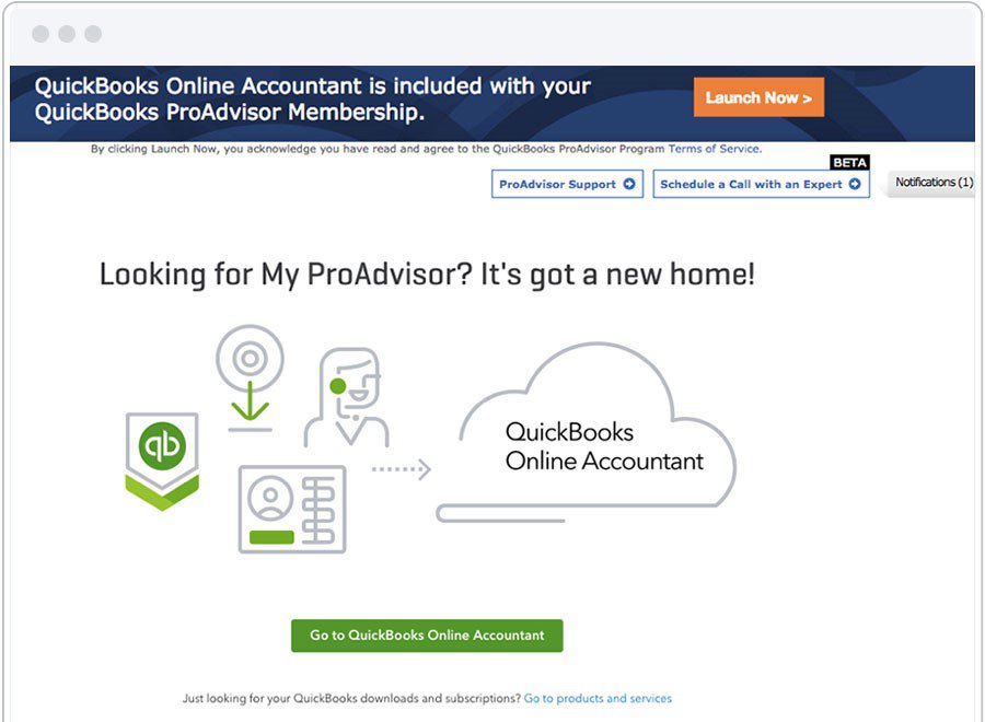 ProAdvisor Website Change