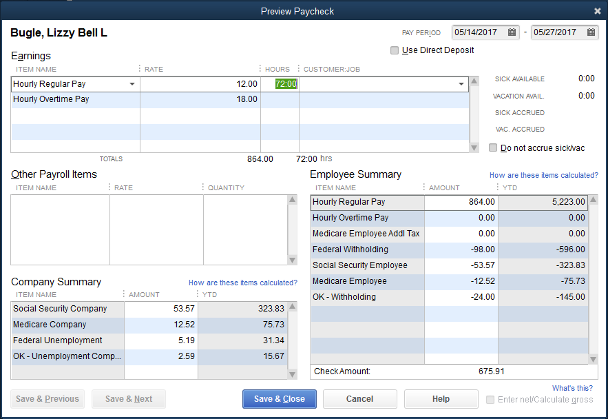 What If: QuickBooks Payroll Taxes Are Not Computing