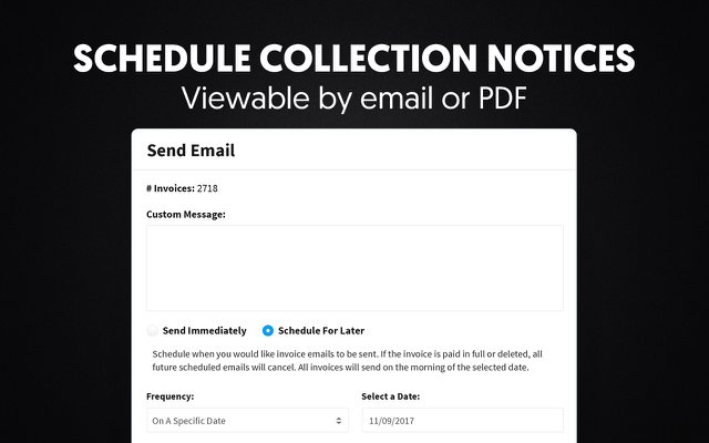 Schedule Collection Notices