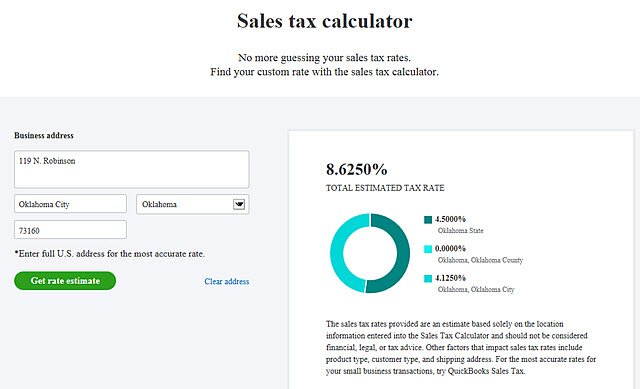 QuickBooks_Sales_Tax_Calculator_OKC_Rate